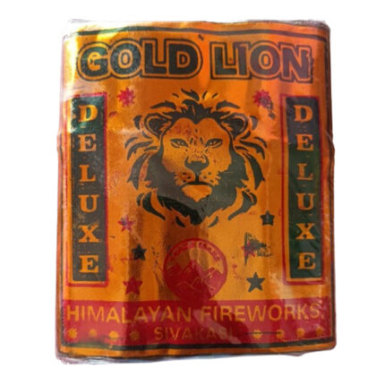 4  Gold Lion Crackers